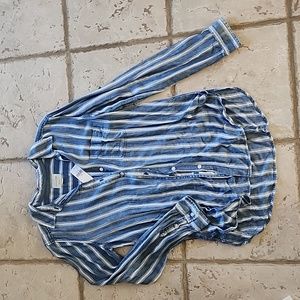 NWT American Eagle soft jean button-up